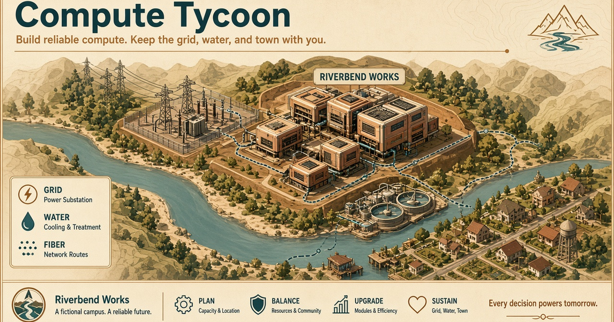 Riverbend Works campus on the oxbow